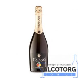 Игристый Винный Напиток Тициано Манго Белое Полусладкое, Tiziano Sparkling Mango 0,75 Л.