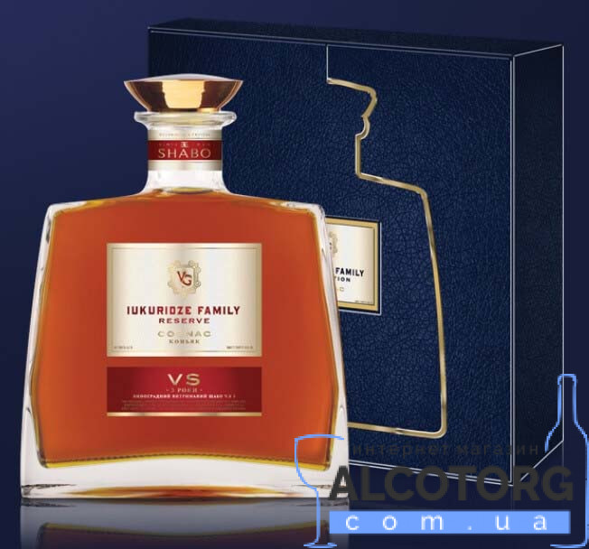 Коньяк Іукурідзе Фемелі Резерв ВС Шабо Коньяк Іукурідзе Фемелі Резерв ВС Шабо, Iukuridze Family Reserve VS Shabo 0,7 л.