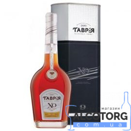 Коньяк Таврія Каховка Люкс ХО 9 років в коробці, Tavria Kahovka Lux XO 0,5 л.