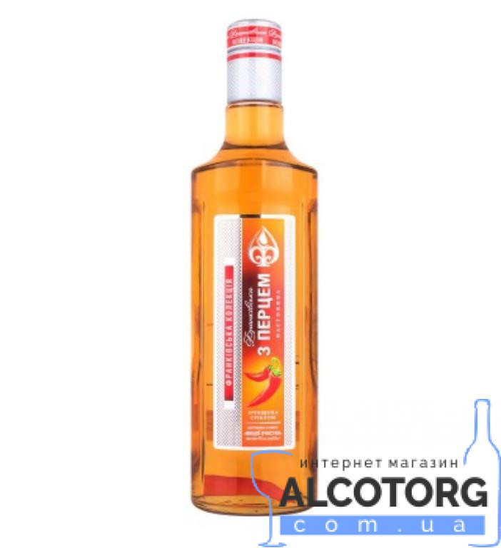 Настоянка Франкiвська з Перцем 0 Настоянка Франкiвська з Перцем 0,5 л.