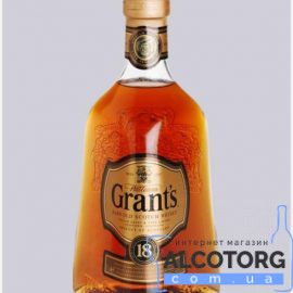 Виски Грантс 18 лет выдержки, Grant’s 18 years old 0,7 л.
