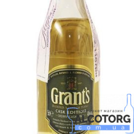 Виски Грантс Шерри Каск, Grant’s Sherry Cask 0,05 л.