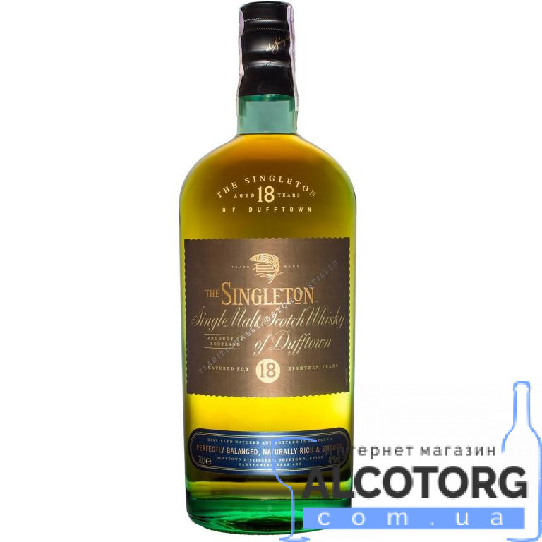 Віскі Сінглтон 18-річний Віскі Сінглтон 18-річний, Singleton of Dufftown 18 Years Old 0,7 л.