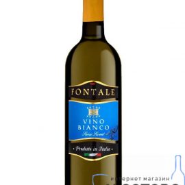 Вино Біле напівсолодке Фонтале, Vino Bianco Semi Sweet Fontale 0,75 л.