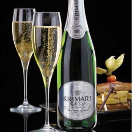 Вино ігристе Крімарт Зеро брют тубус, Krimart Zero Brut 0,75 л.