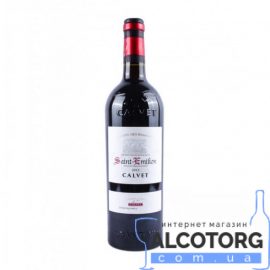 Вино Кальве Резерв де Ремпарт Сент-Еміліон червоне сухе, Calvet Reserve des Remparts Saint-Emilion 0,75 л.