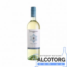 Вино Пино Гриджио Стеммари белое сухое, Pinot Grigio Stemmari 0,75 л.