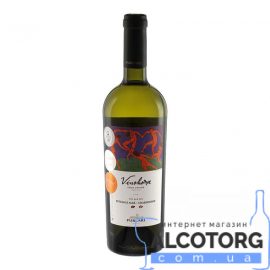 Вино Пуркарь Вінохора Фетяска Алба Шардоне біле сухе, Purcari Vinohora Feteasca Alba & Chardonnay 0,75 л.