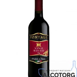 Вино Червоне Сухе Фонтале, Vino Rosso Dry Fontale 0,75 Л.