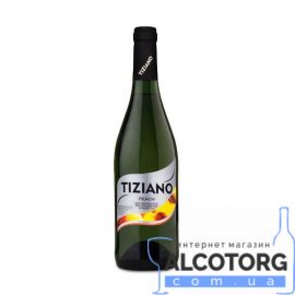 Вино Тіціано Персик Біле Напівсолодке, Tiziano Peach 0,75 Л.