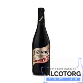 Вино Тіціано Гранат Червоне Напівсолодке, Tiziano Pomegranate 0,75 Л.