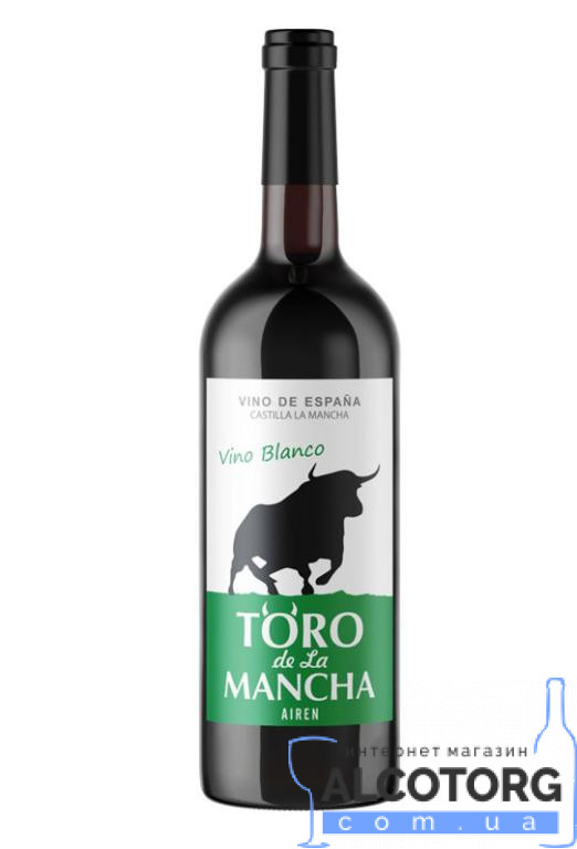 Вино Торо де Ла Манча біле сухе Вино Торо де Ла Манча біле сухе, Toro de La Mancha 0,75 л.