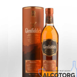 Віскі Гленфіддік Річ Оак 14 років в металевому тубусі, Glenfiddich Rich Oak 14 years old in tube 0,7 л.