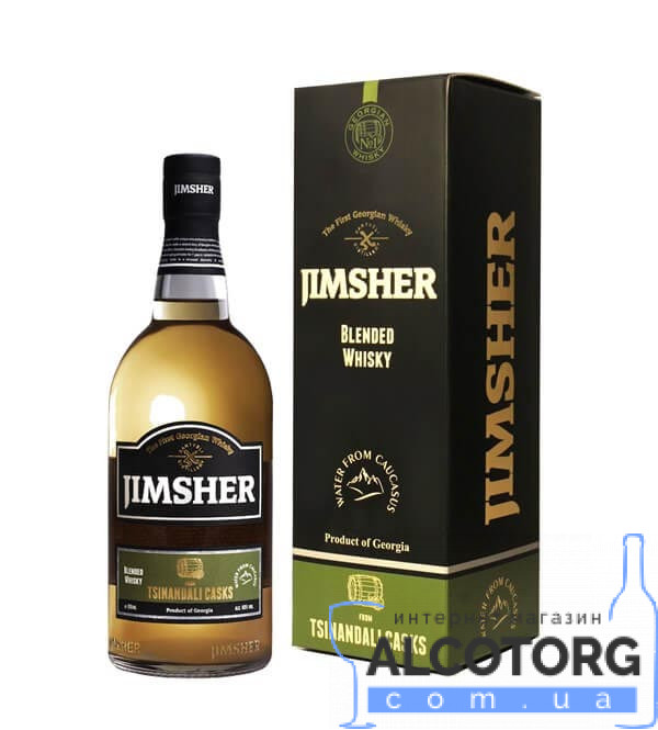 Виски Jimsher Tsinandali Casks Віскі Джимшер Цинандалі Каск в коробці, Jimsher Tsinandali Casks with box 0,7 л.