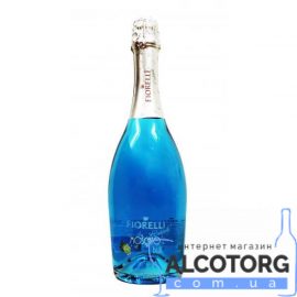 Напій винний ігристий Фіореллі Мускат Блакитне солодке, Fiorelli Moscato Blue 0,75 л.