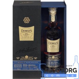 Віскі Дьюар’с Сігніче 25-річний в коробці, Dewar’s Signature 25 Years old 0,7 л.