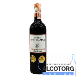 Вино Шато Тур Баладо Сент Эмилион Гран Крю 2014 красное сухое, Chateau Tour Baladoz Saint Emilion Grand Cru 2014 0,75 л.