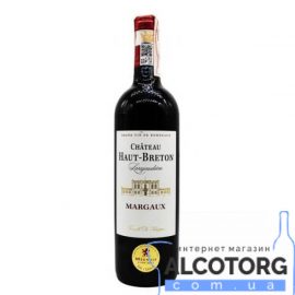 Вино Шато О-Бретон Ларігодьє Марго черовне сухе, Chateau Haut Breton Larigaudiеre Margaux 0,75 л.
