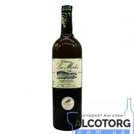 Вино Шато ле Мерль Бланк Сек Бержерак 2016 белое сухое, Chateau Les Merles Blanc Sec Bergerac 2016 0,75 л.