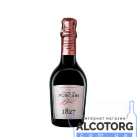 Вино игристое Пуркарь Кюве де Пуркарь розовое брют, Purcari Cuvee de Purcari Brut Rose 0,375 л.