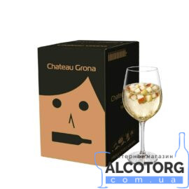 Напиток винный ароматизированный сухой белый Шардоне Шато Грона со вкусом яблока, Chateau Grona 10 литров.